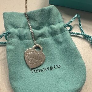 Tiffany & Co. Silver Return to Tiffany Heart Necklace